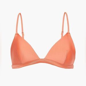 ZIMMERMANN Triangle bikini top Peach